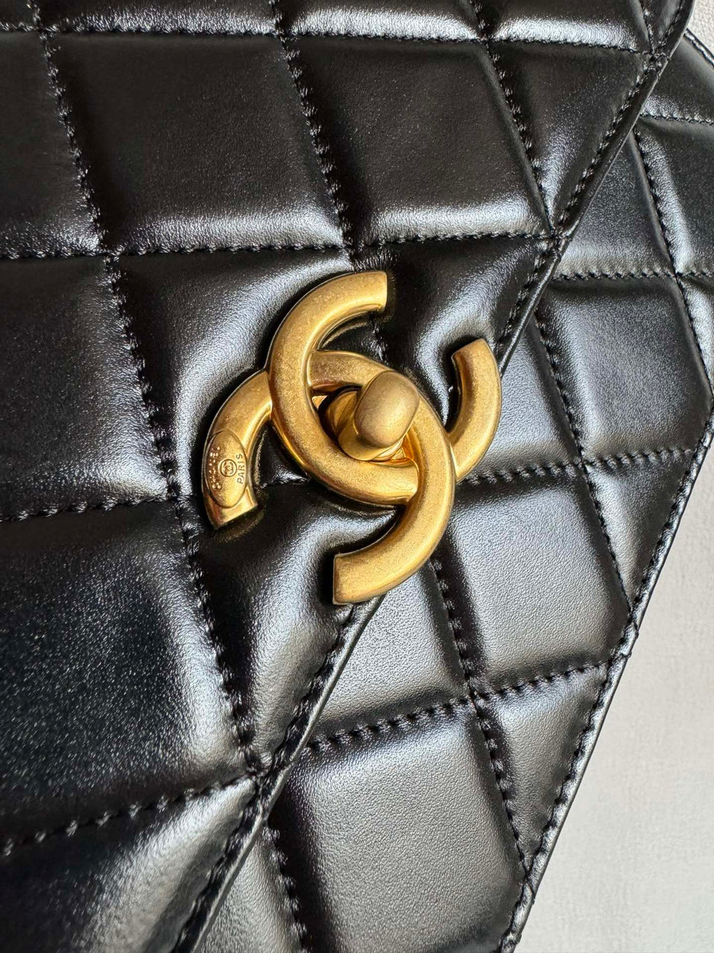 CHANEL-25S  Double Flap golden/sliver