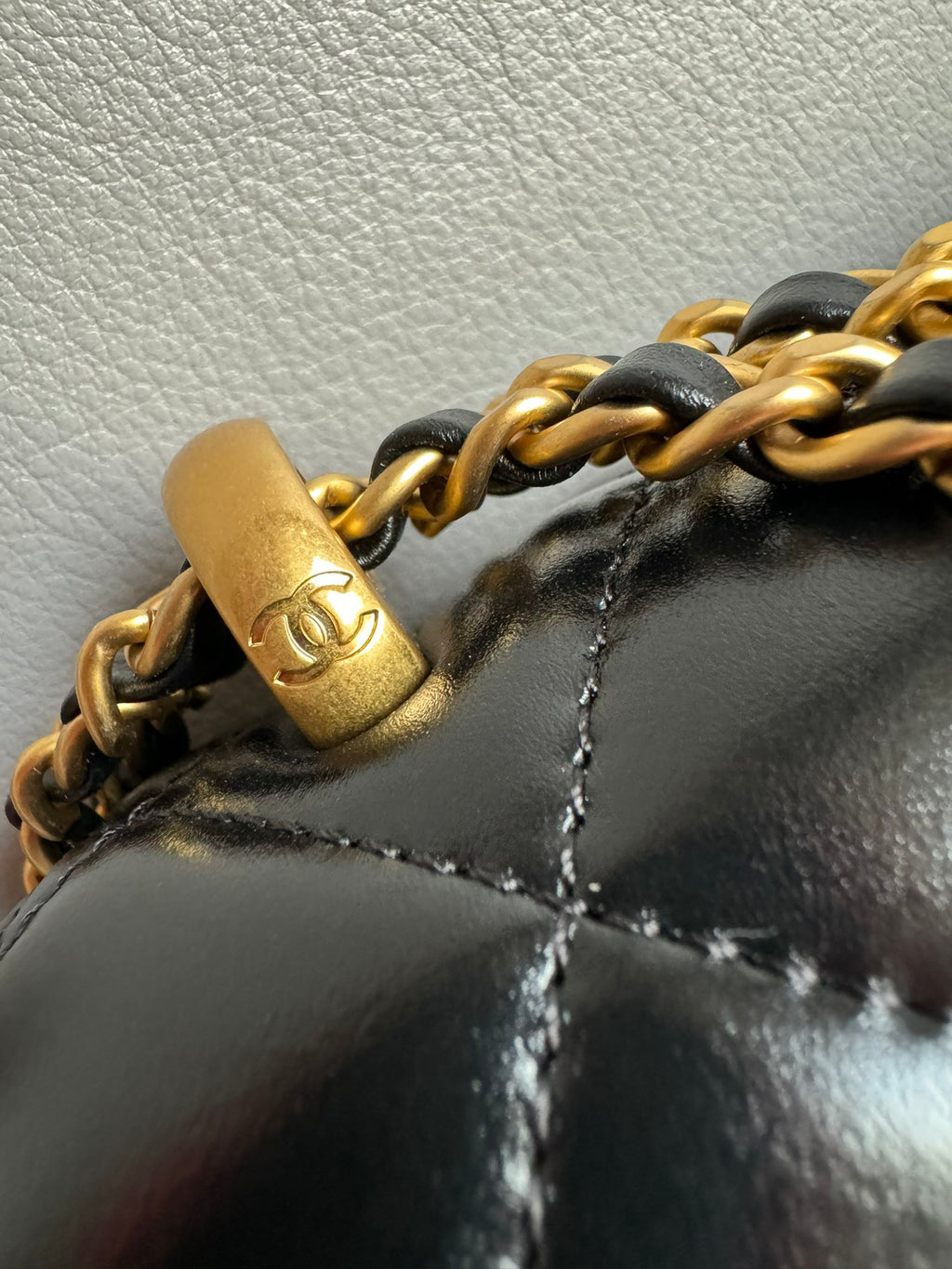 CHANEL-25S  Double Flap golden/sliver