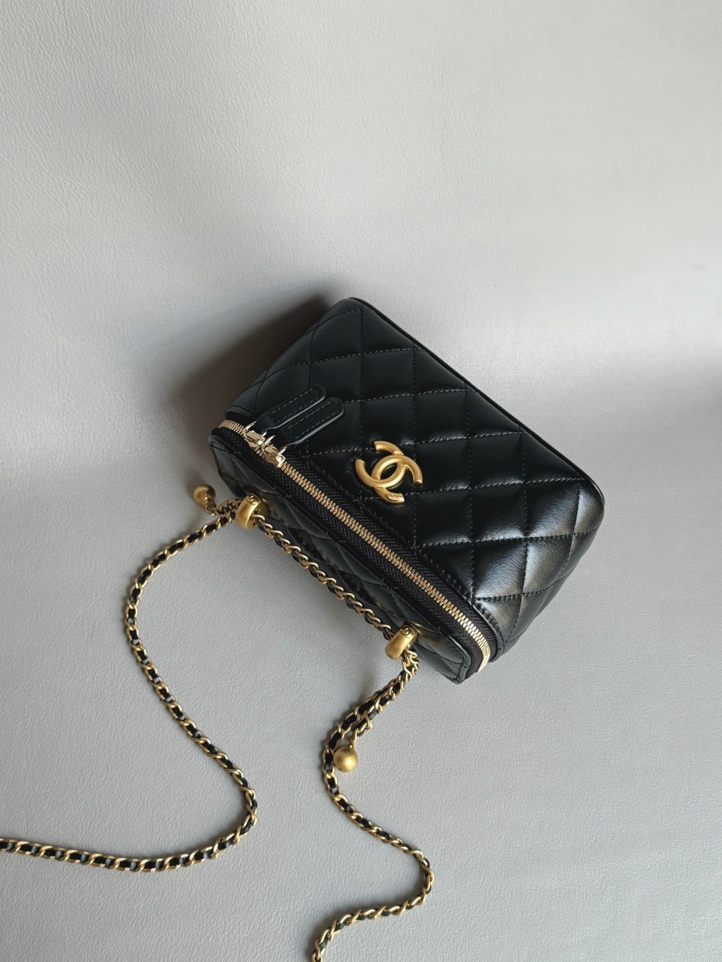 CHANEL-25S  Double Flap box golden/sliver