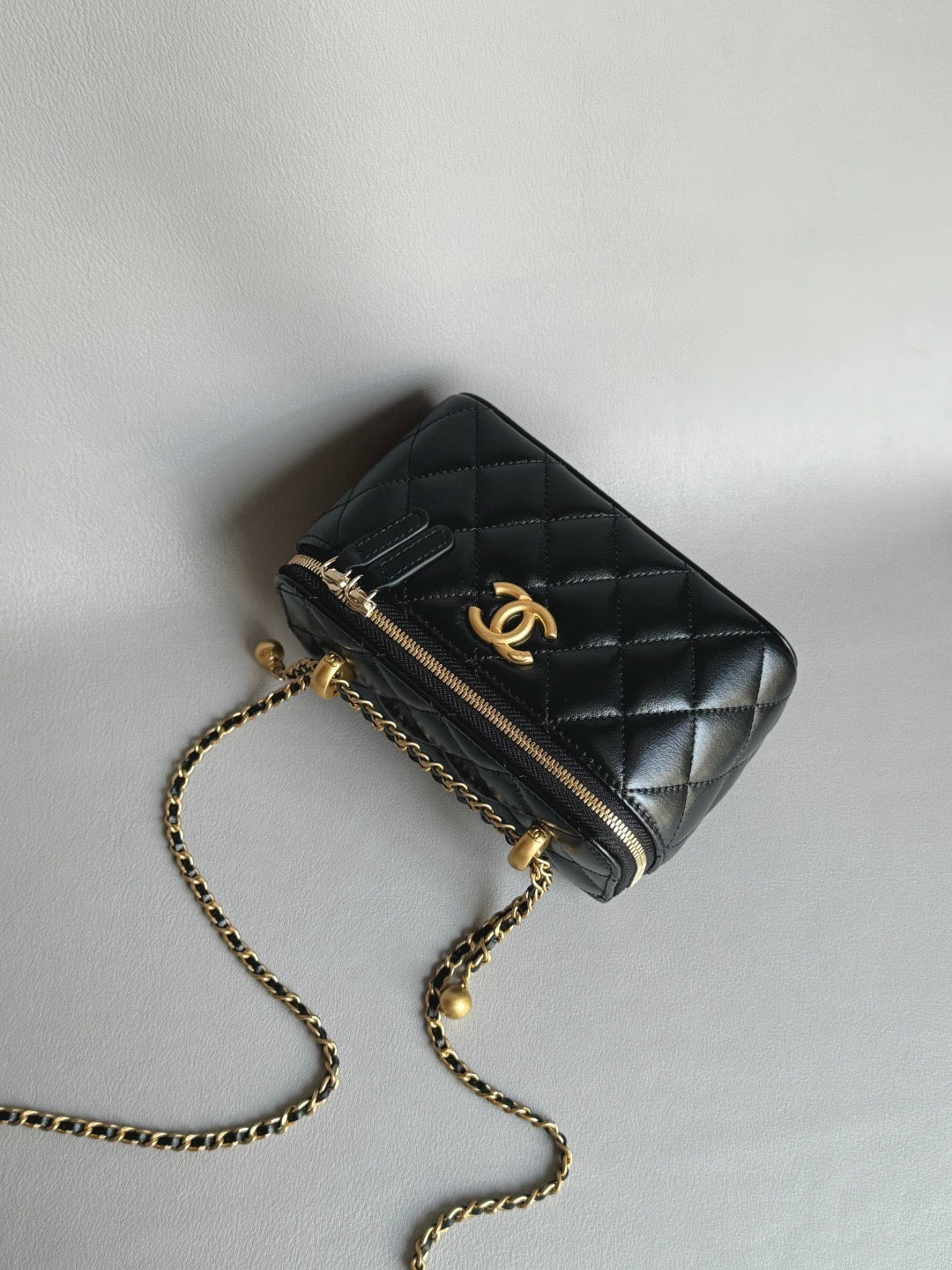 CHANEL-25S  Double Flap box golden/sliver