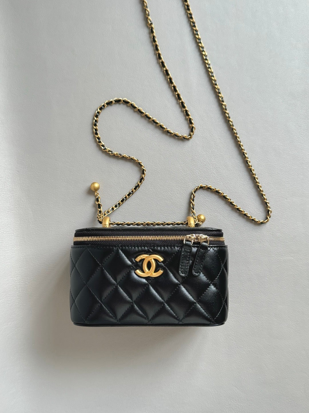 CHANEL-25S  Double Flap box golden/sliver