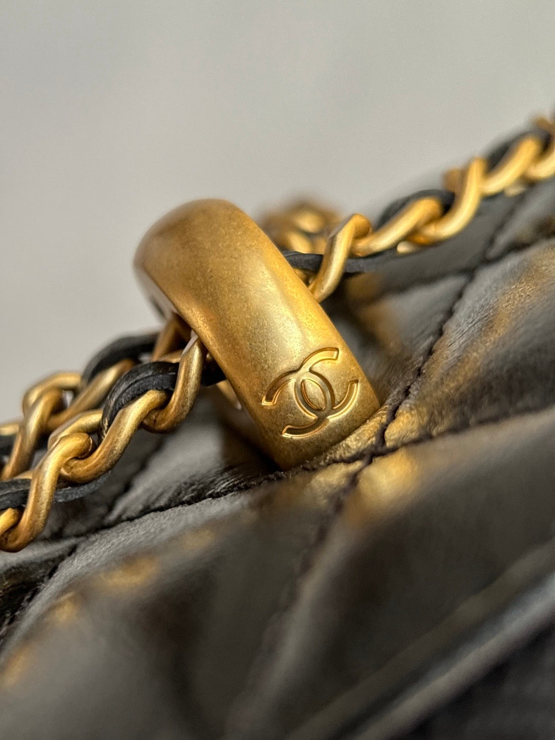 CHANEL-25S  Double Flap box golden/sliver