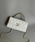 CHANEL-25S kelly bag golden/sliver