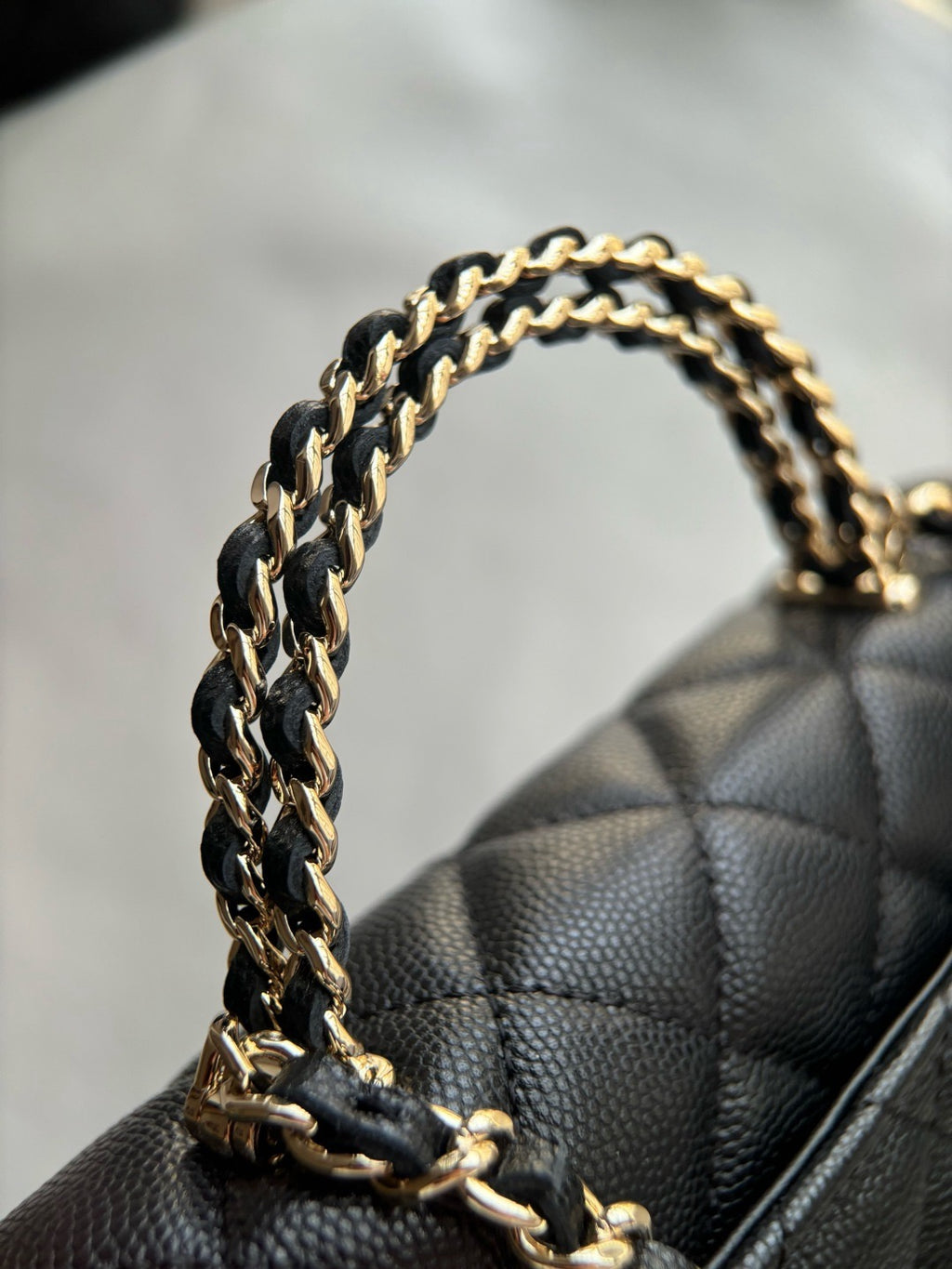 CHANEL-25S kelly bag golden/sliver