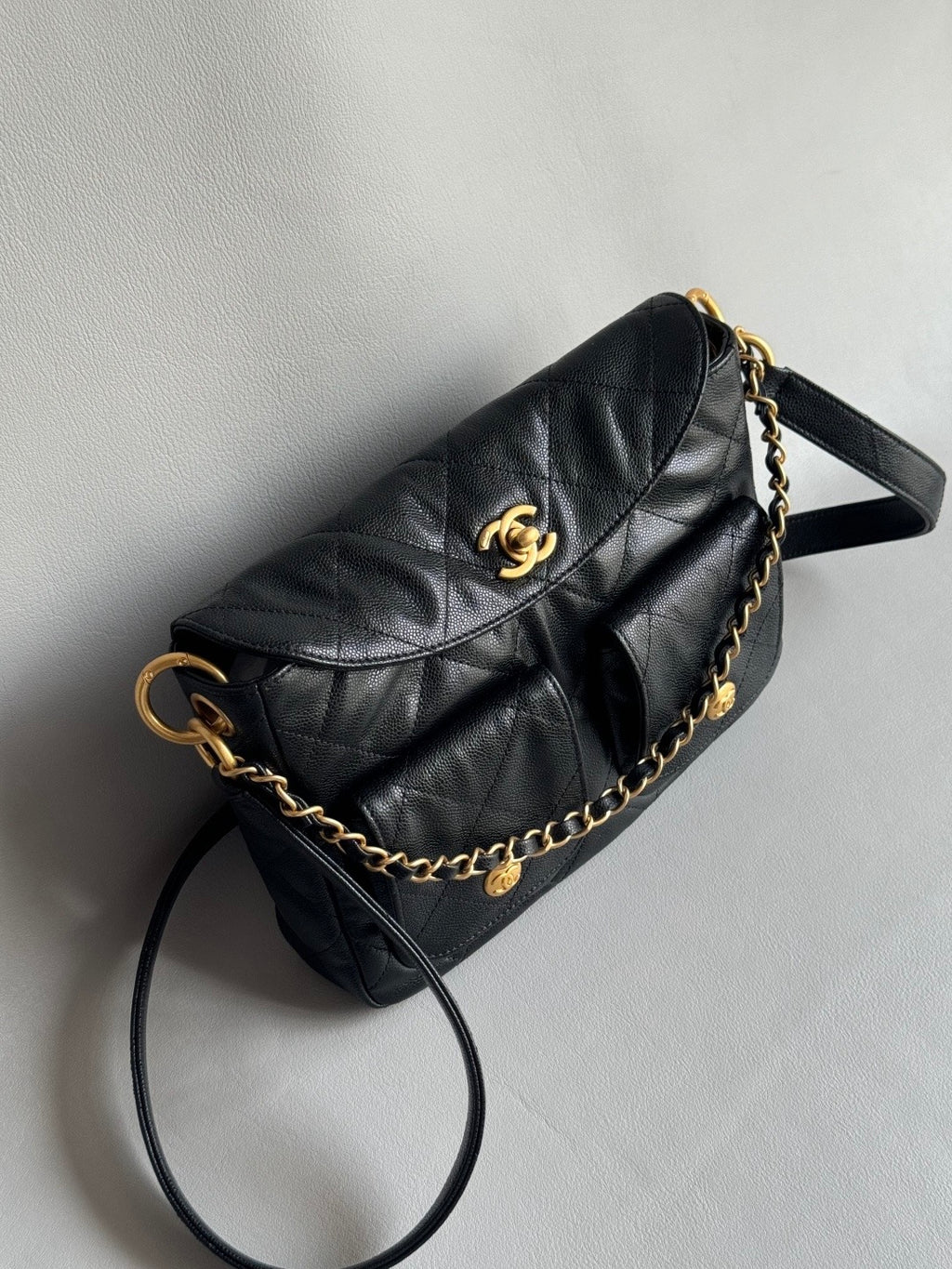 CHANEL-25P HoBo golden/sliver
