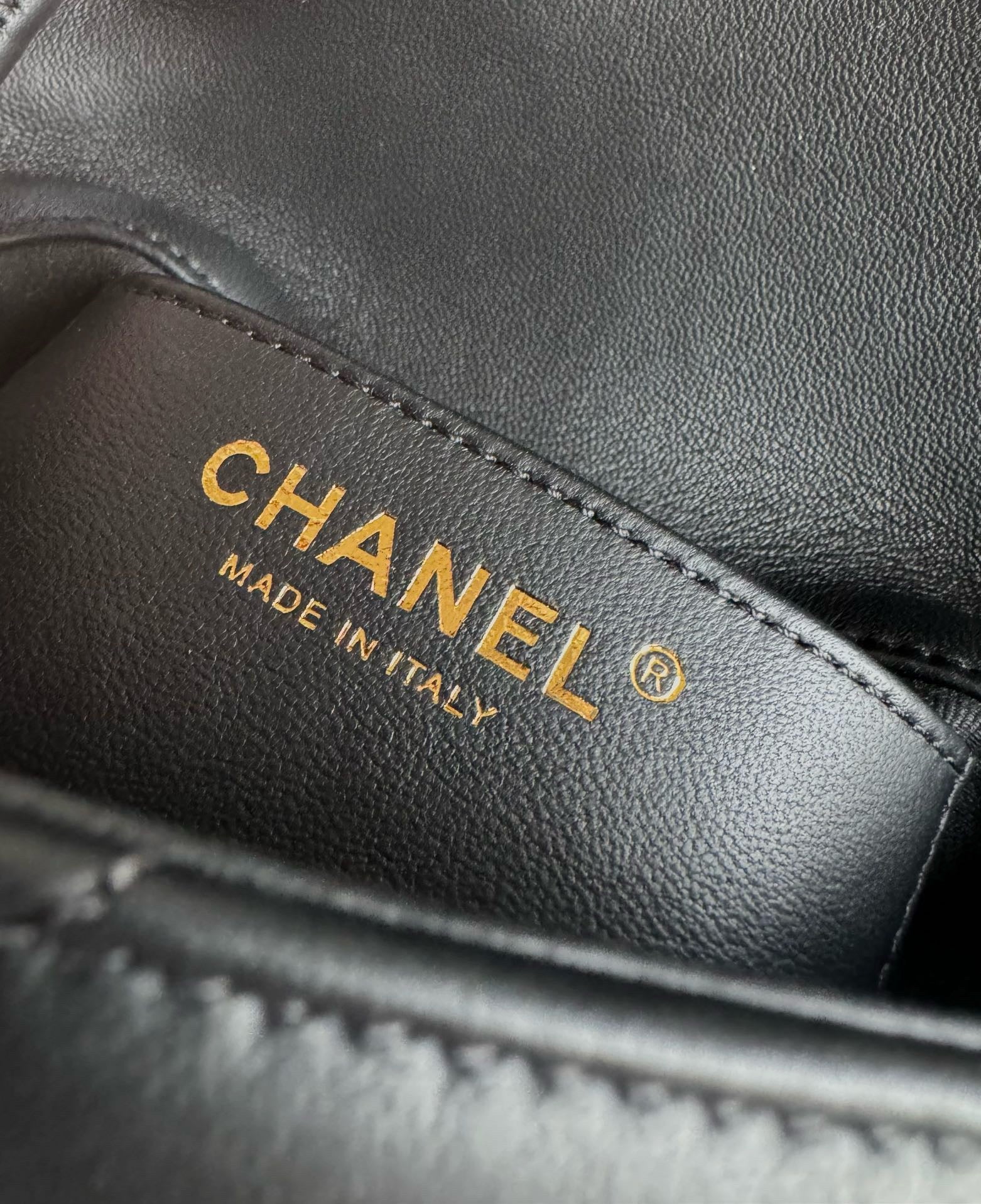 CHANEL-25C Tied handle bag golden/sliver