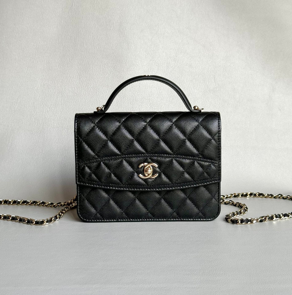 CHANEL-25C mini backpack golden/sliver