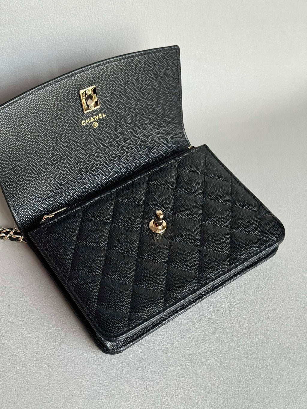 CHANEL-25C mini backpack golden/sliver