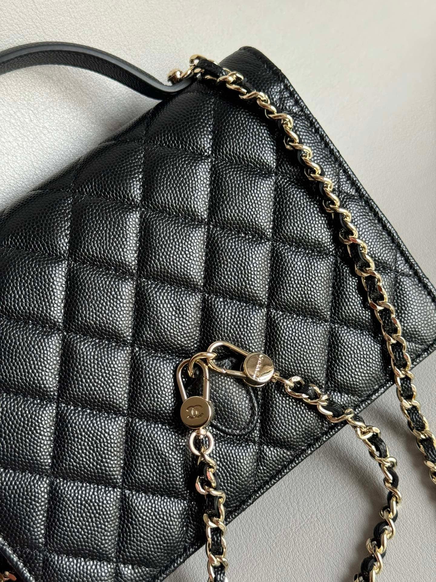 CHANEL-25C mini backpack golden/sliver