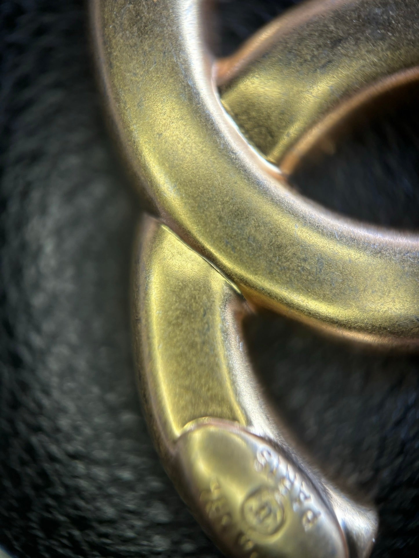 CHANEL-25C backpack golden/sliver