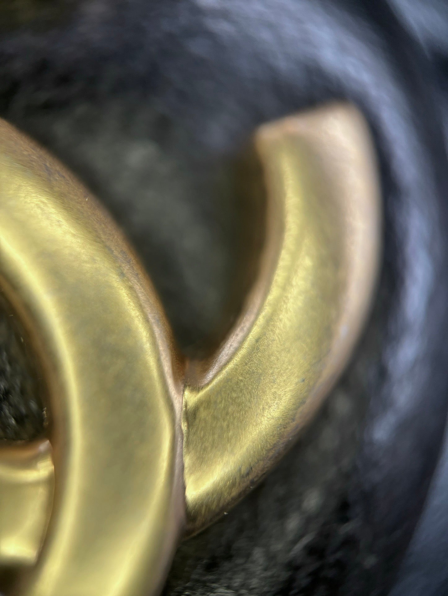 CHANEL-25C backpack golden/sliver