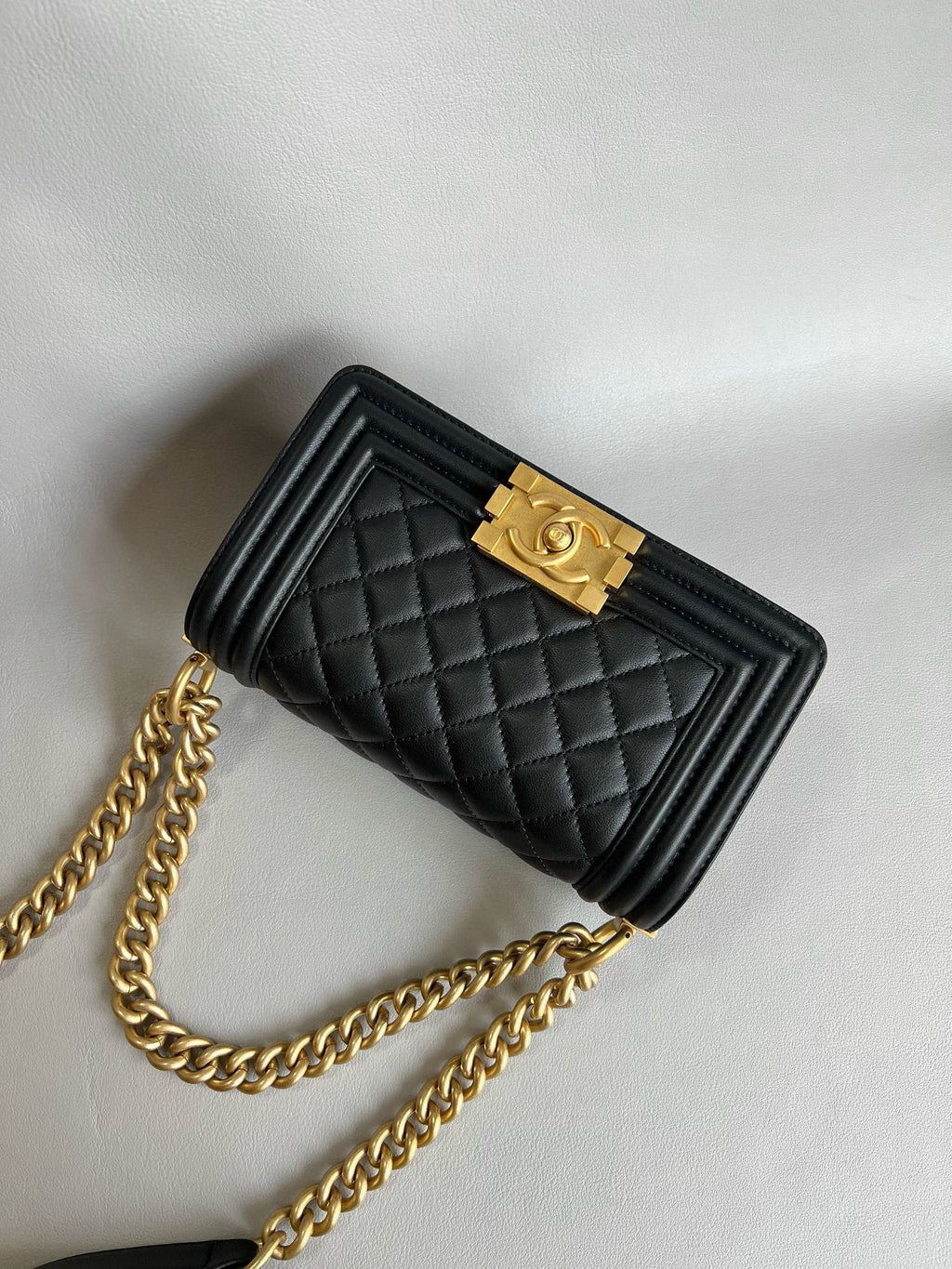 CHANEL-25A le bag golden/sliver