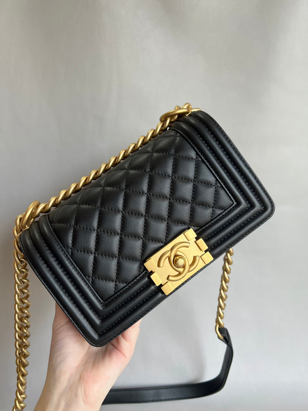 CHANEL-25A le bag golden/sliver