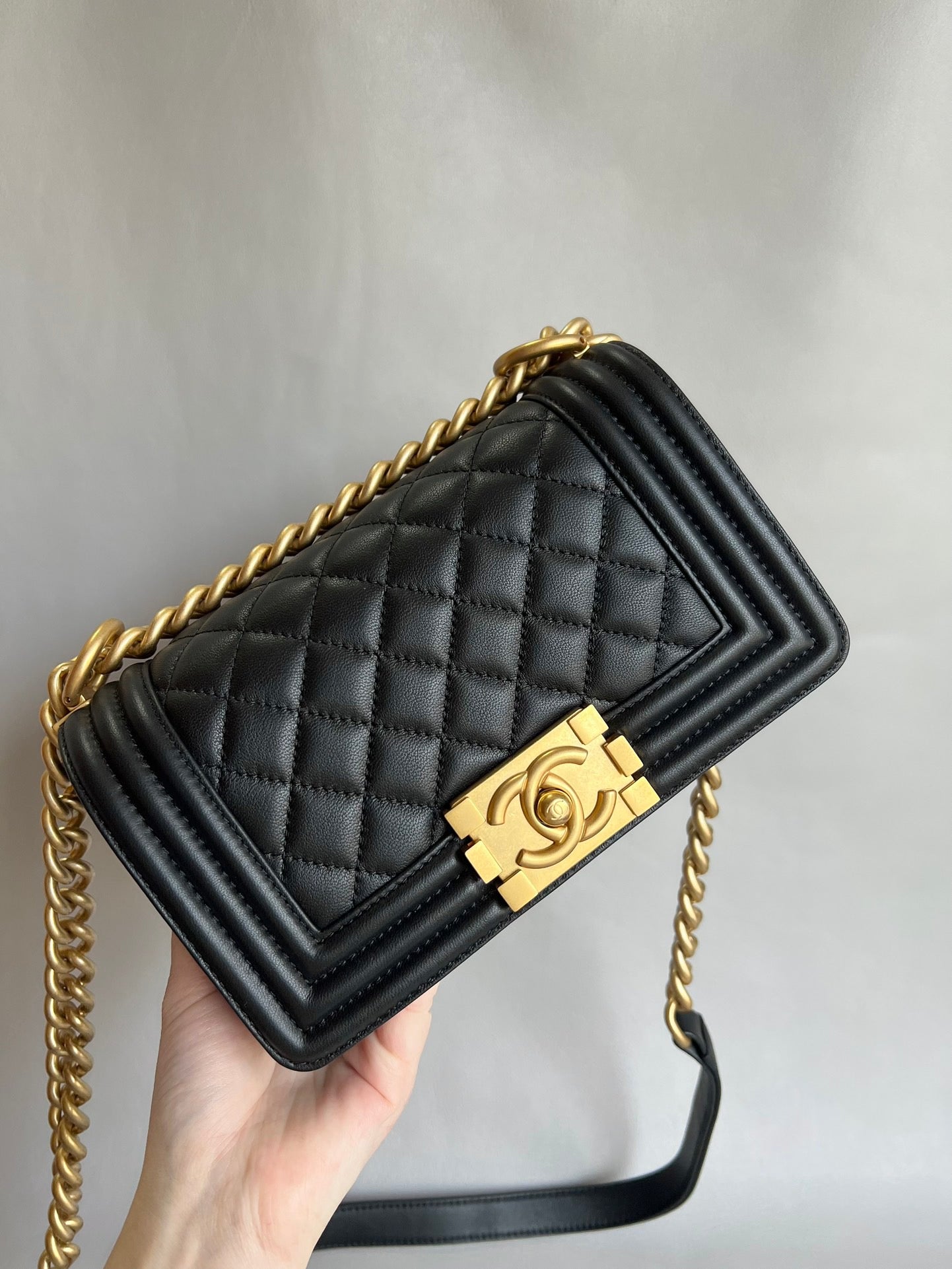 CHANEL-25A le bag golden/sliver