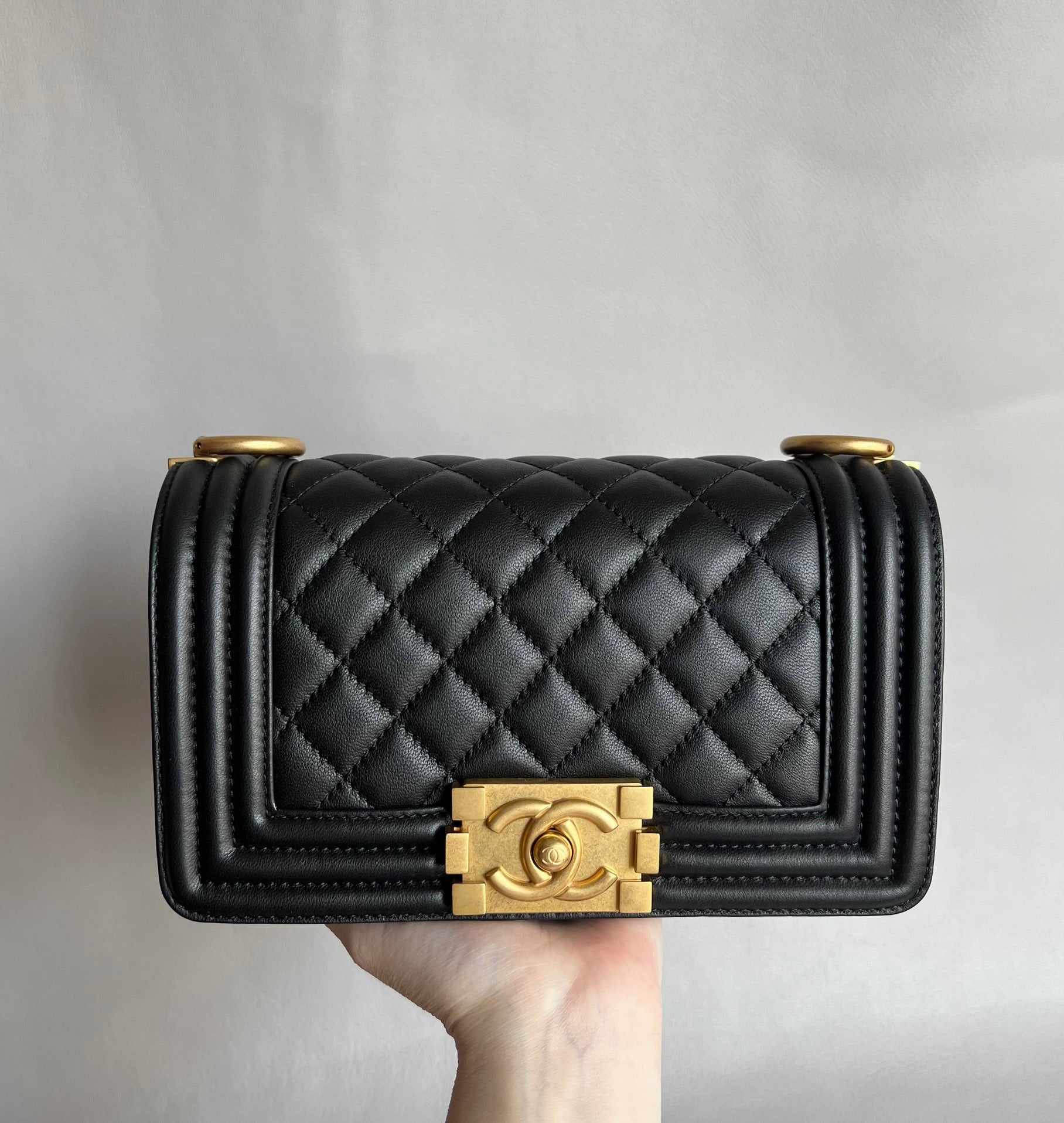 CHANEL-25A le bag golden/sliver