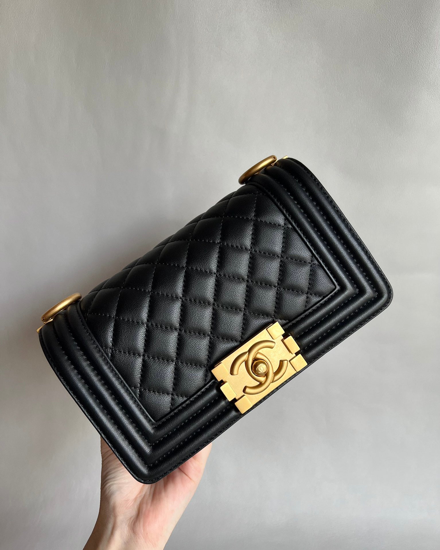 CHANEL-25A le bag golden/sliver