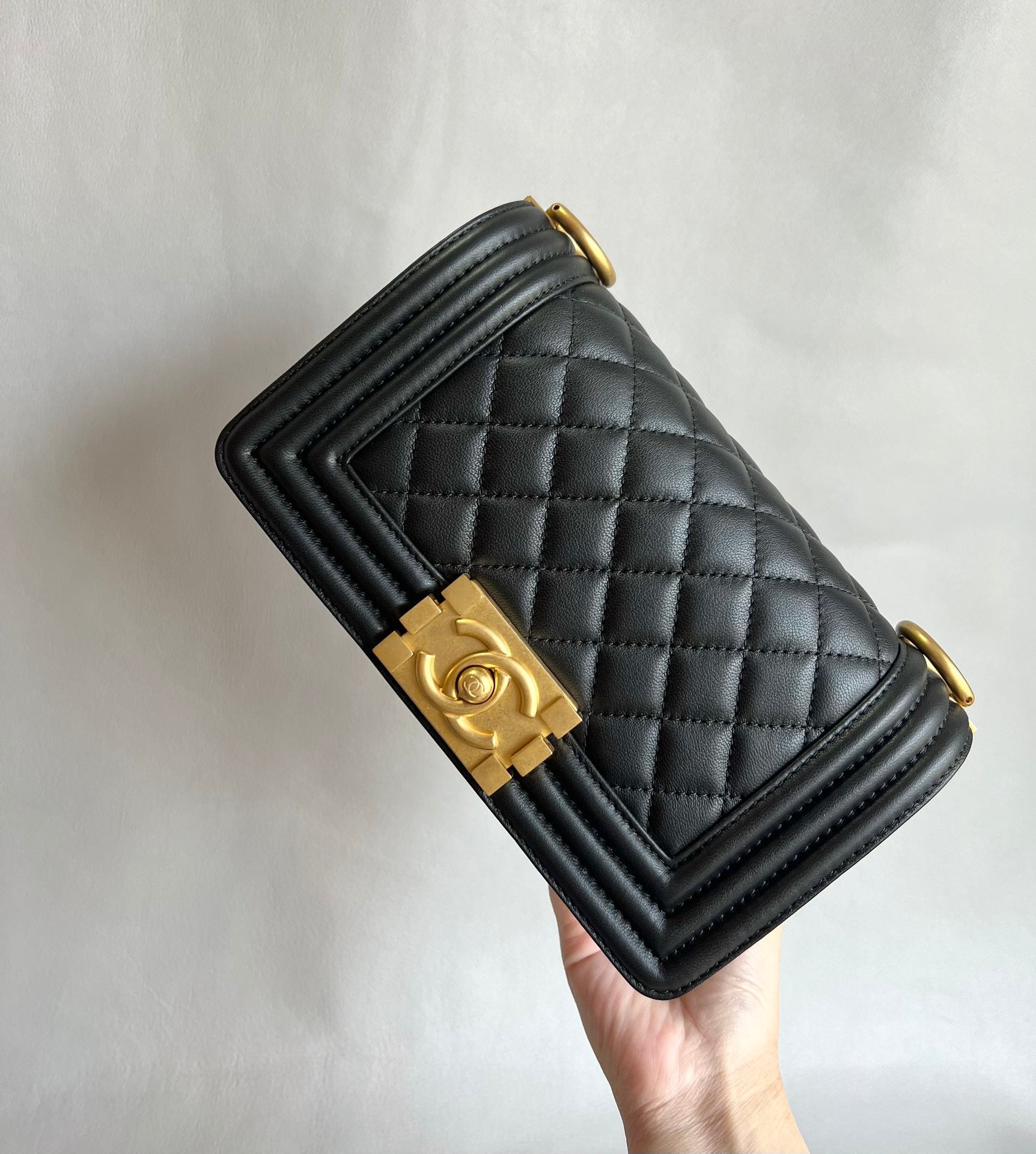 CHANEL-25A le bag golden/sliver