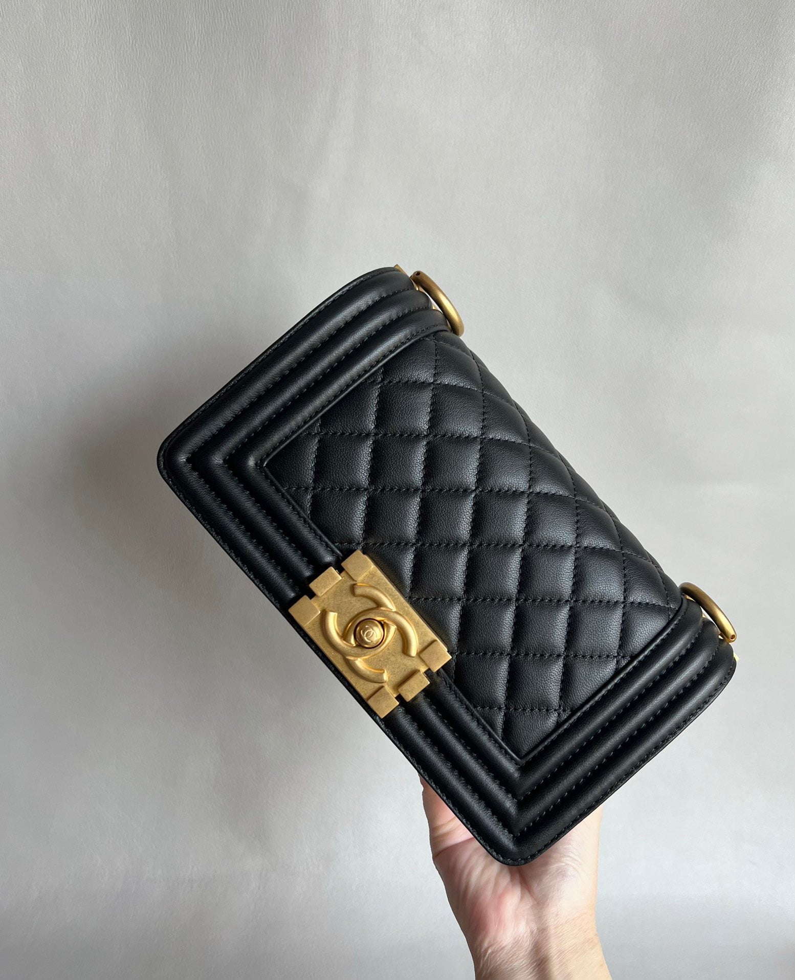 CHANEL-25A le bag golden/sliver