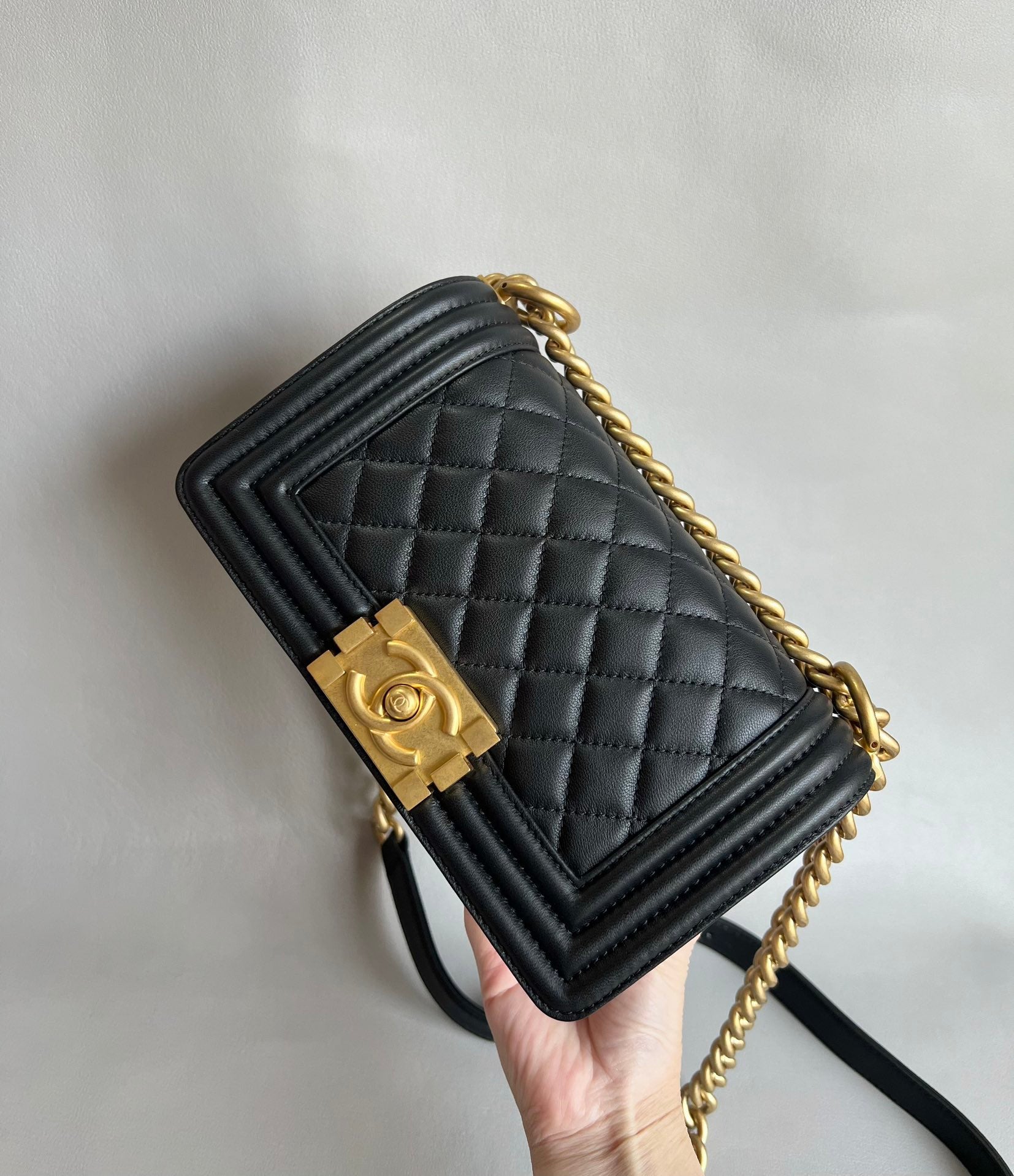 CHANEL-25A le bag golden/sliver