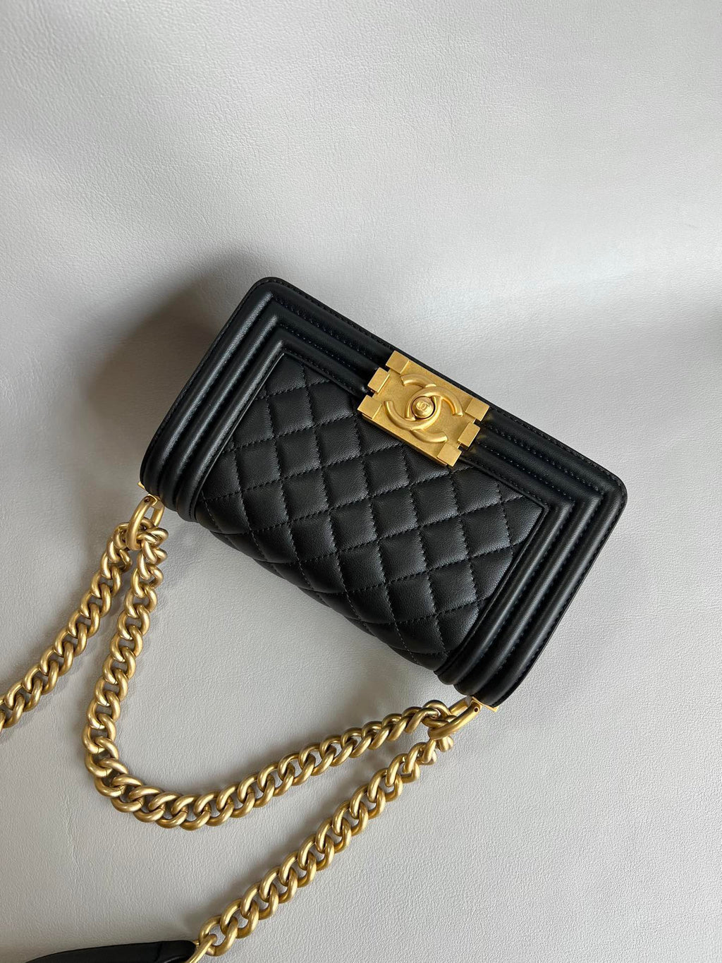 CHANEL-25A le bag golden/sliver