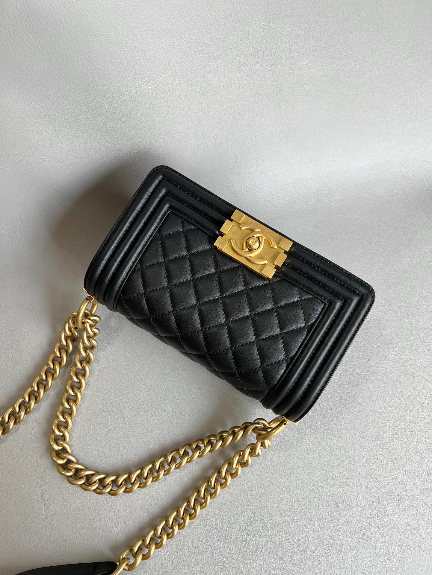 CHANEL-25A le bag golden/sliver