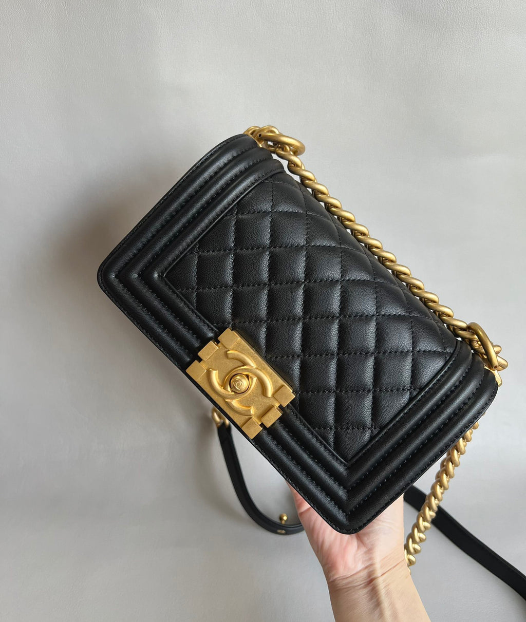 CHANEL-25A le bag golden/sliver