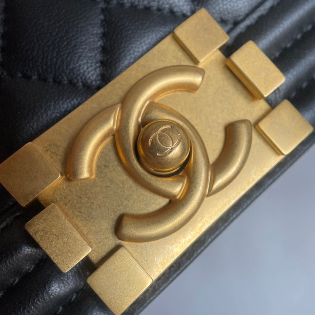 CHANEL-25A le bag golden/sliver