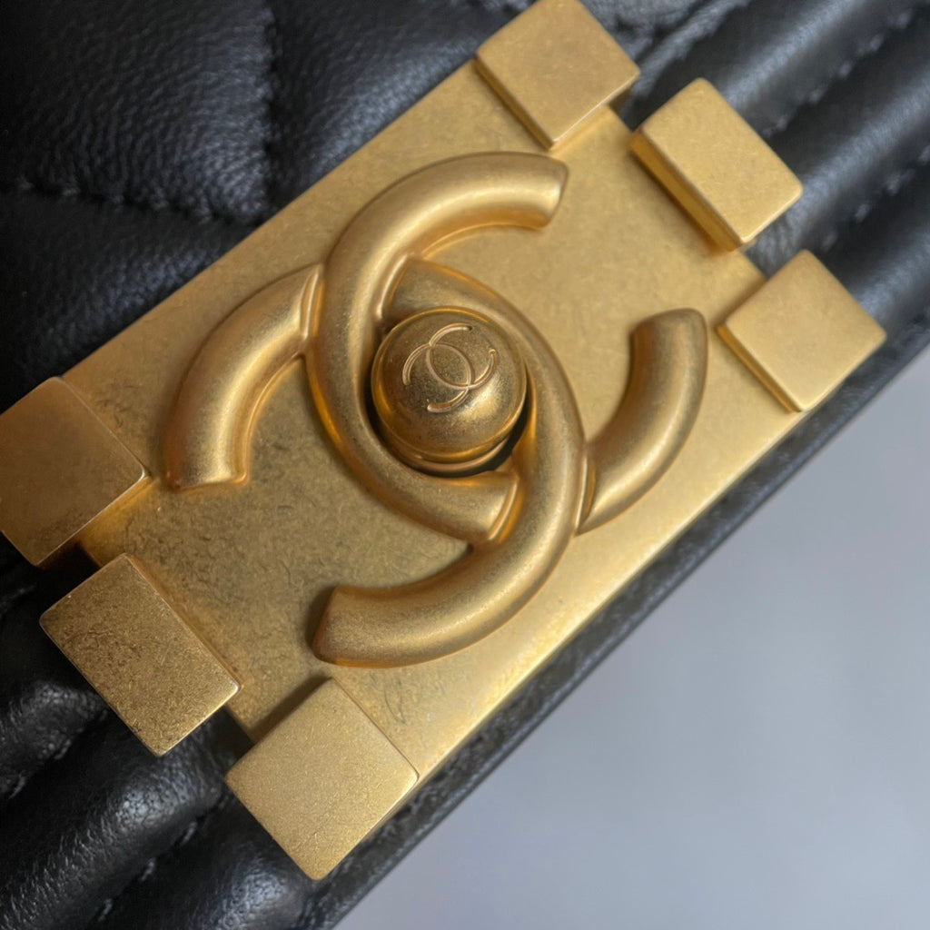 CHANEL-25A le bag golden/sliver