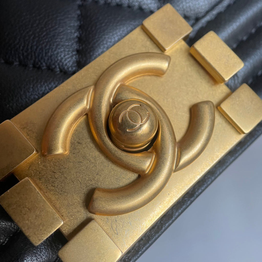 CHANEL-25A le bag golden/sliver