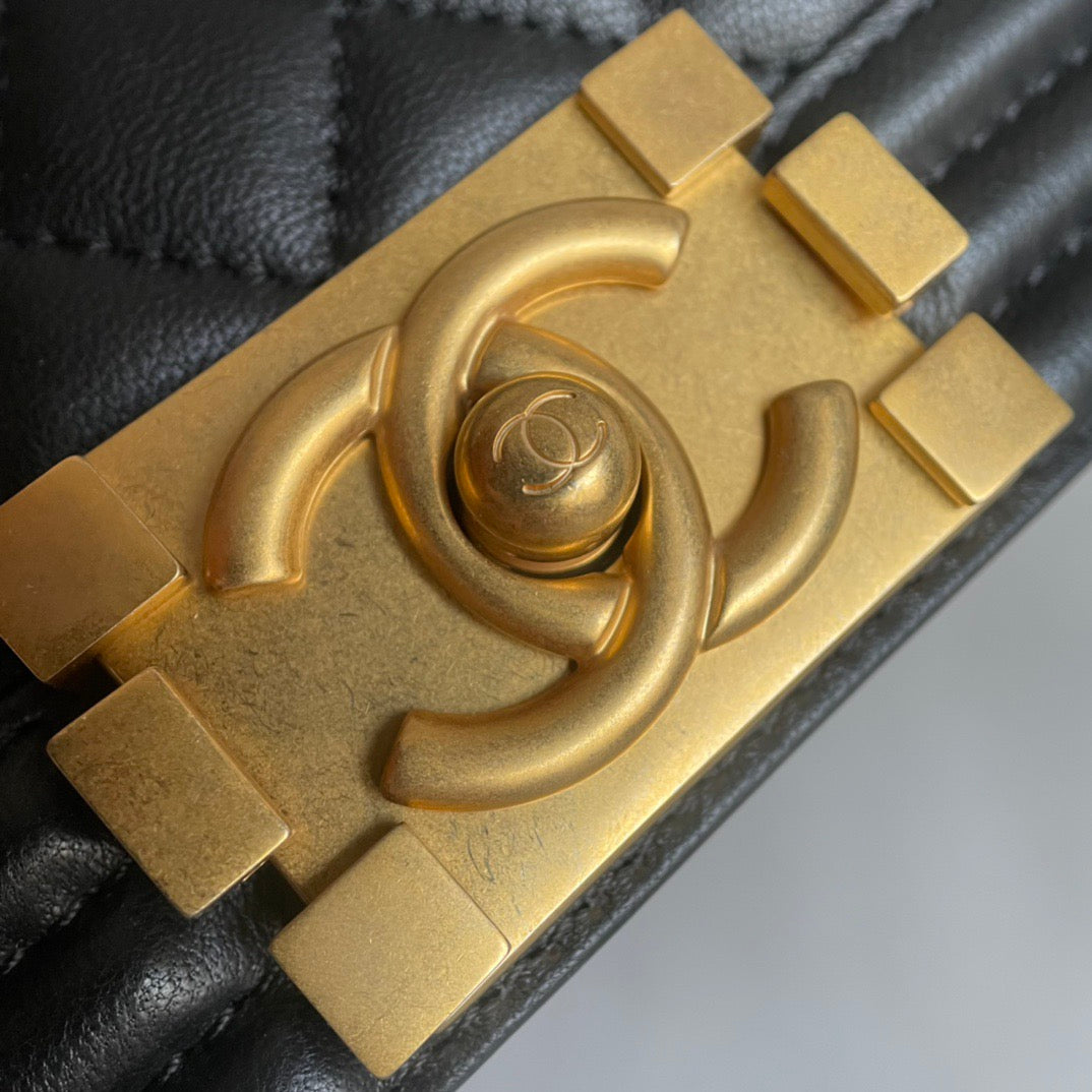 CHANEL-25A le bag golden/sliver