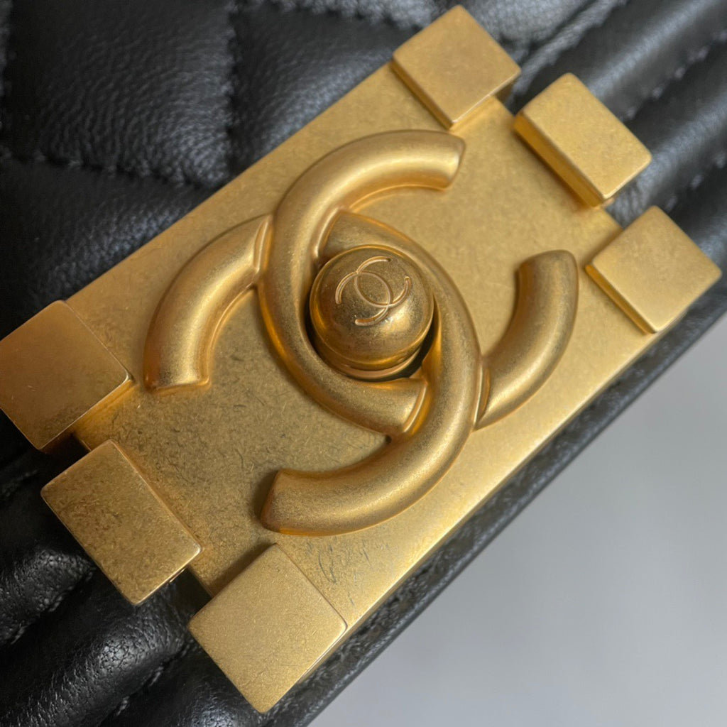 CHANEL-25A le bag golden/sliver