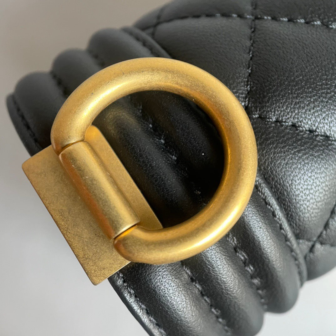 CHANEL-25A le bag golden/sliver