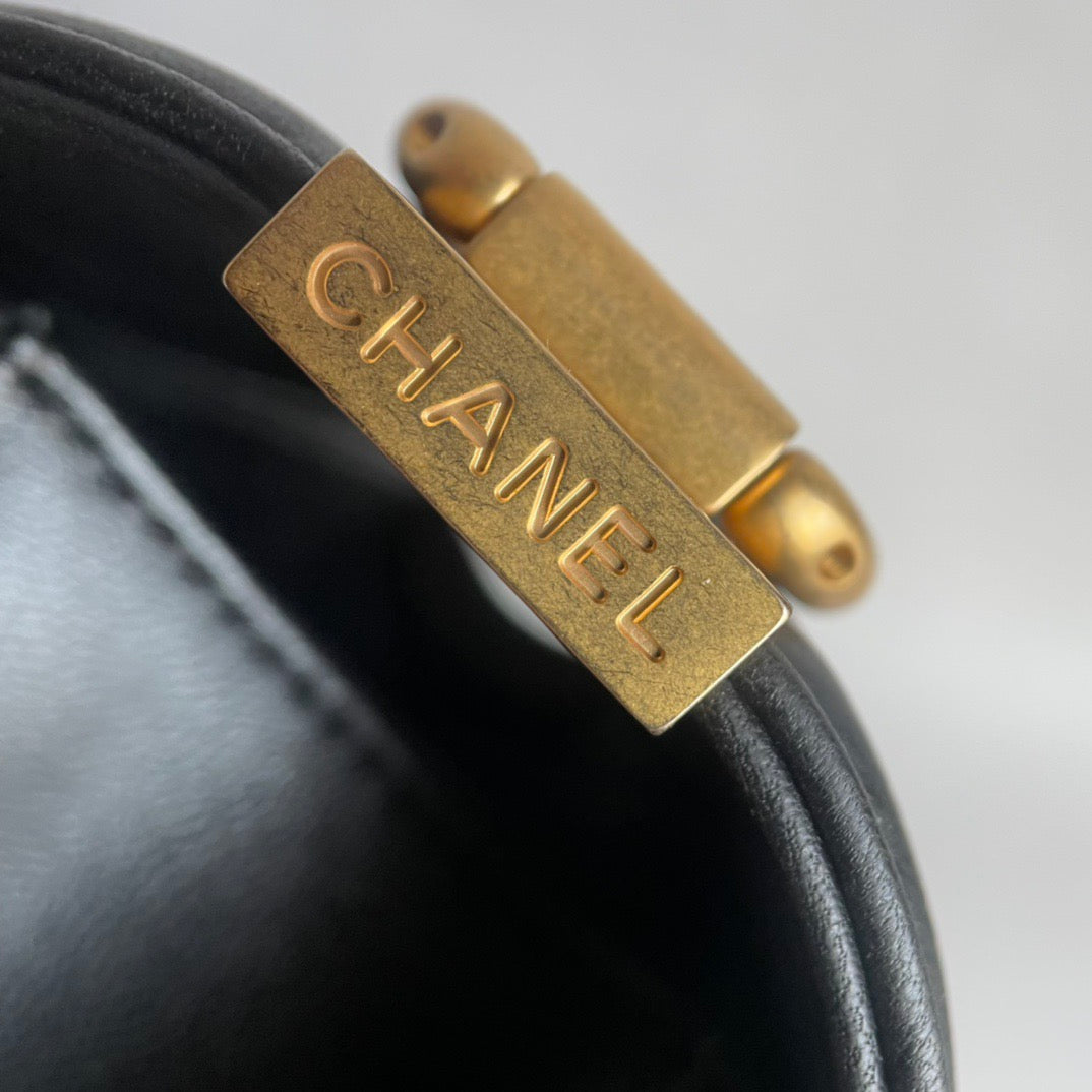 CHANEL-25A le bag golden/sliver