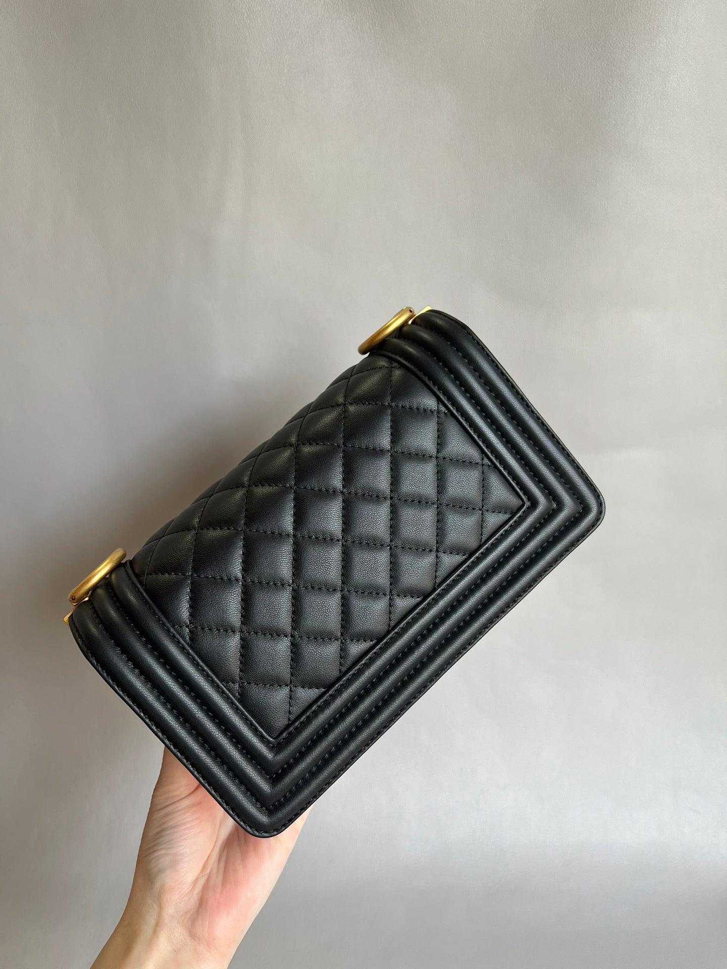 CHANEL-25A le bag golden/sliver