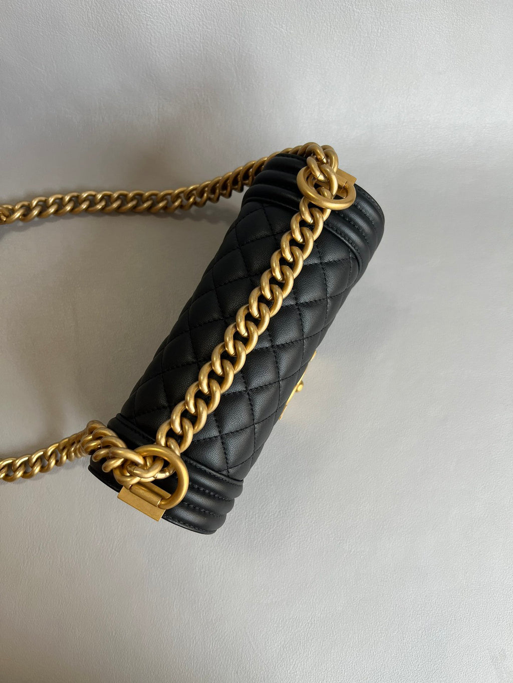 CHANEL-25A le bag golden/sliver