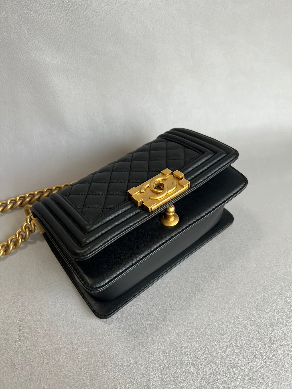 CHANEL-25A le bag golden/sliver