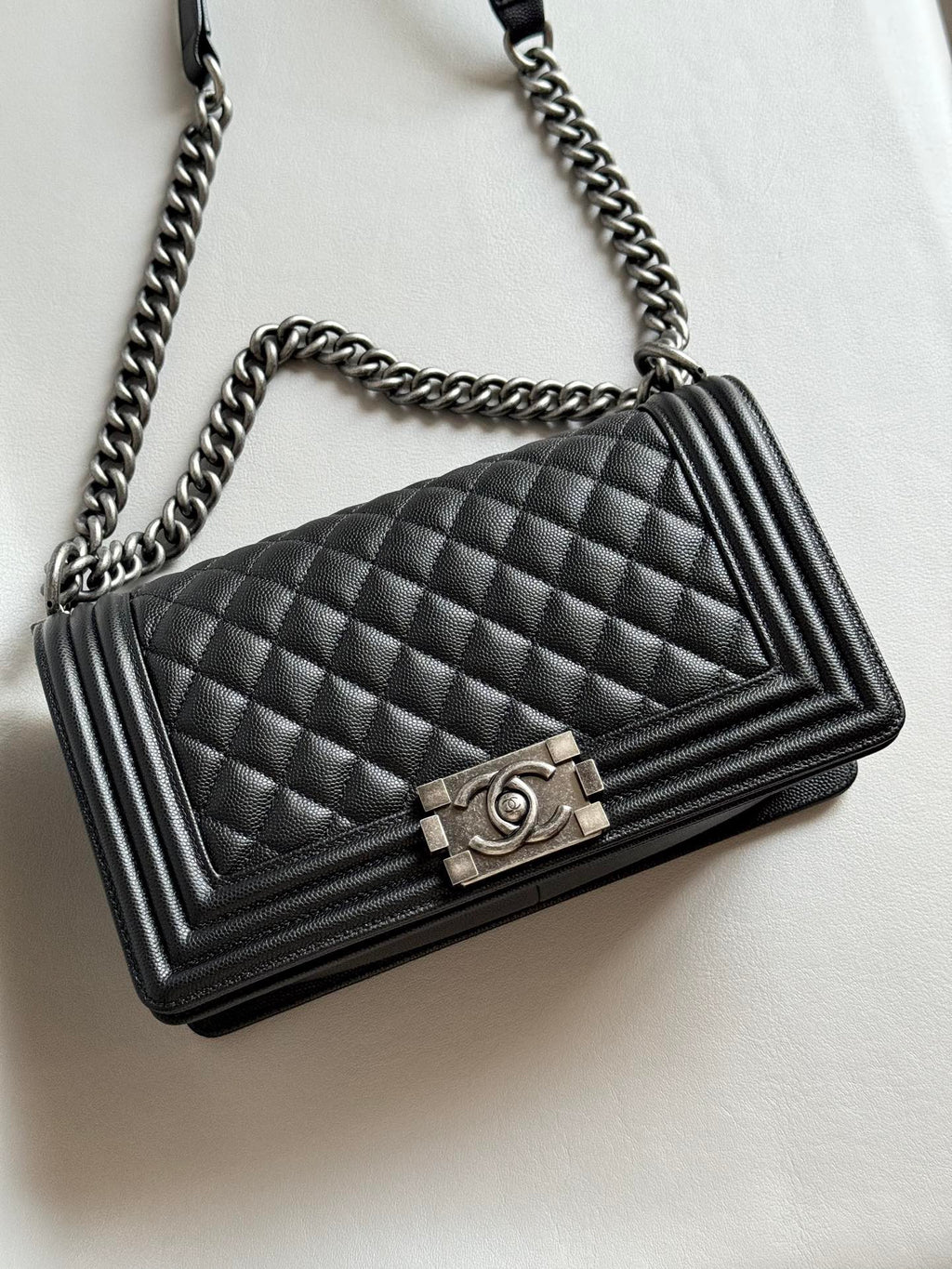CHANEL-25C Hobo golden/sliver