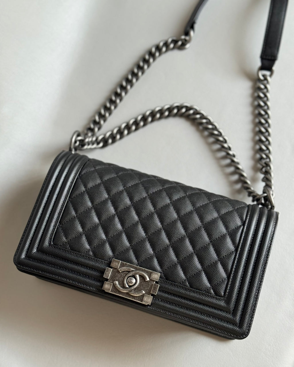 CHANEL-25C Hobo golden/sliver