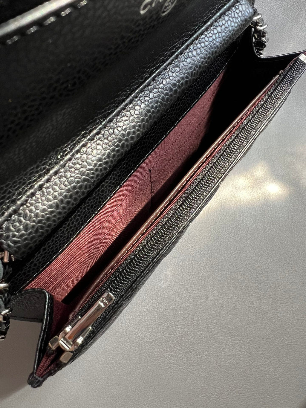 CHANEL-25A WOC bag golden/sliver