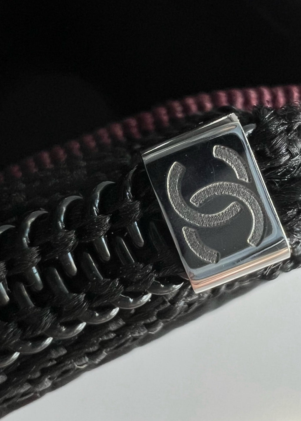 CHANEL-25A WOC bag golden/sliver