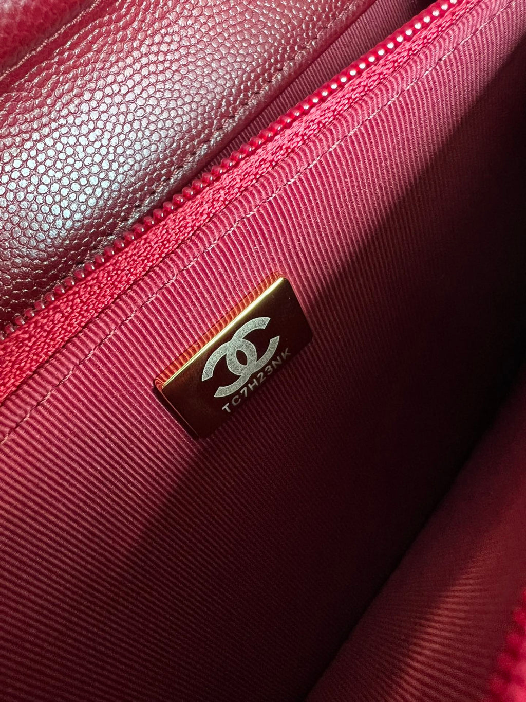 CHANEL-25A WOC bag golden/sliver