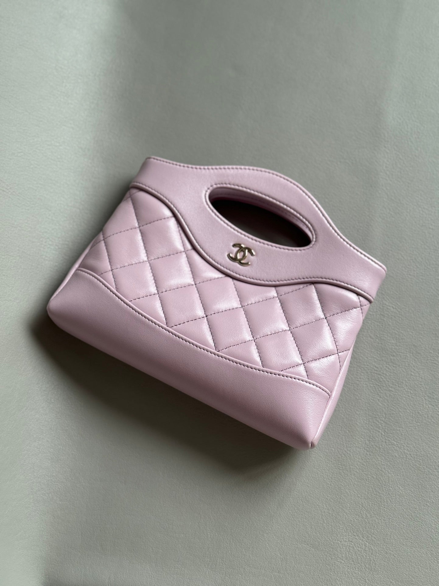 CHANEL-Nono 31 bag golden/sliver