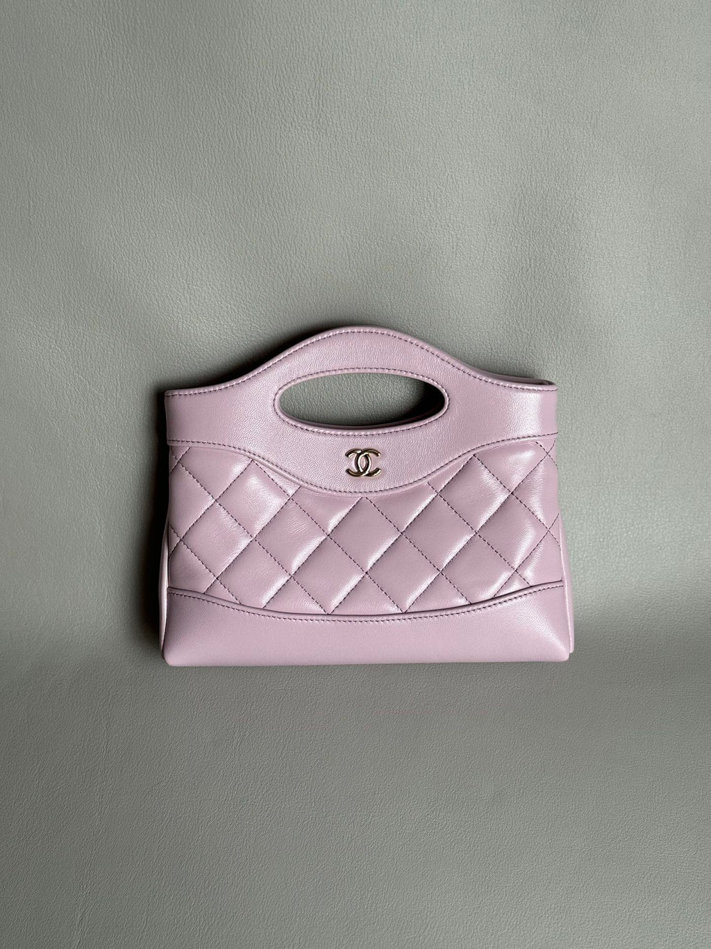 CHANEL-Nono 31 bag golden/sliver