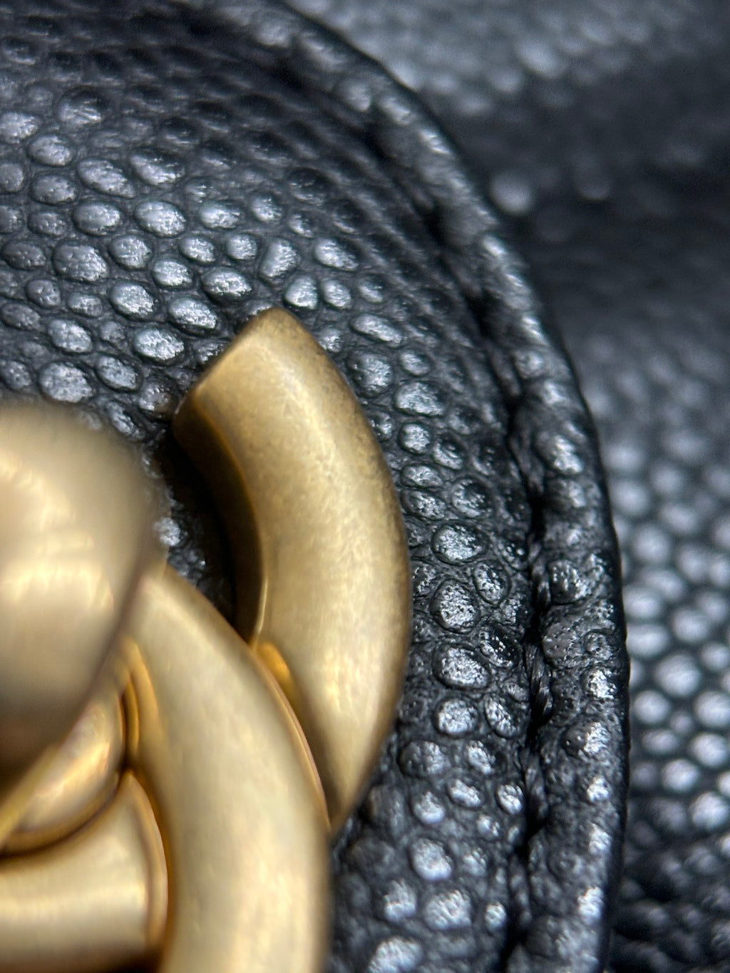 CHANEL-24K Handheld Flap bag golden/sliver