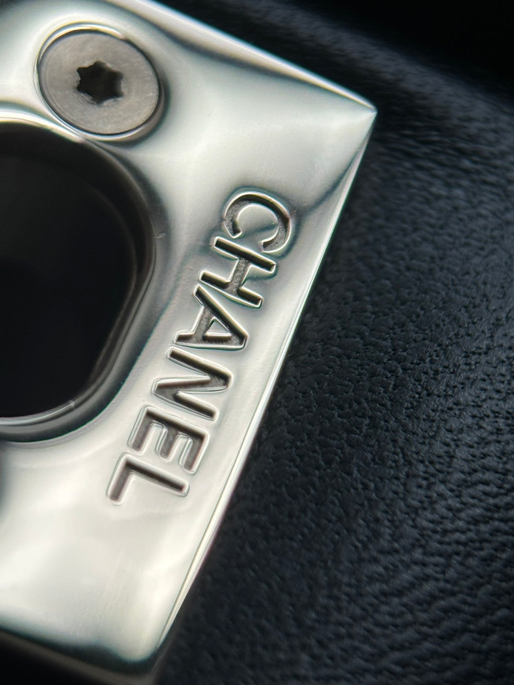 CHANEL-24K Classic Flap bag golden/sliver