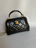 CHANEL-25c Doctor bag golden/sliver