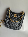 CHANEL-24C Hobo bag golden/sliver