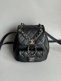 CHANEL-25A Duma bag golden/sliver