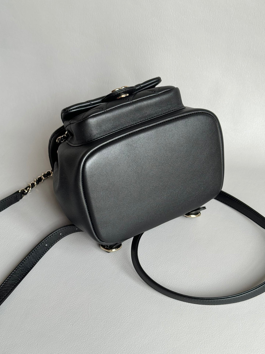 CHANEL-25A Duma bag golden/sliver