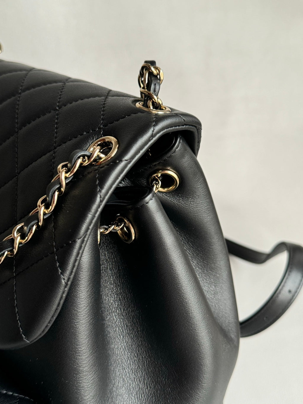 CHANEL-25A Duma bag golden/sliver